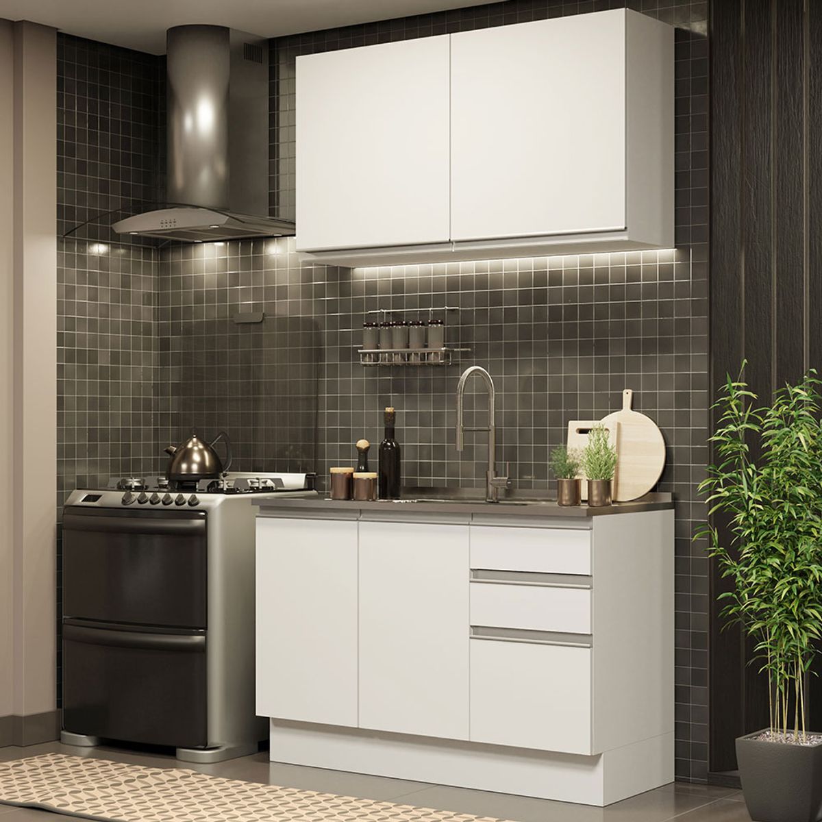 MADESA - Mueble de Cocina Integral Glamy 120 cm 03