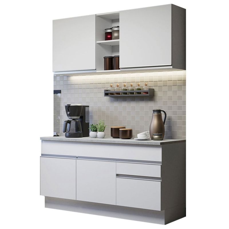 MADESA - Mueble de Cocina Integral Glamy 150 cm - Con Encimera 01