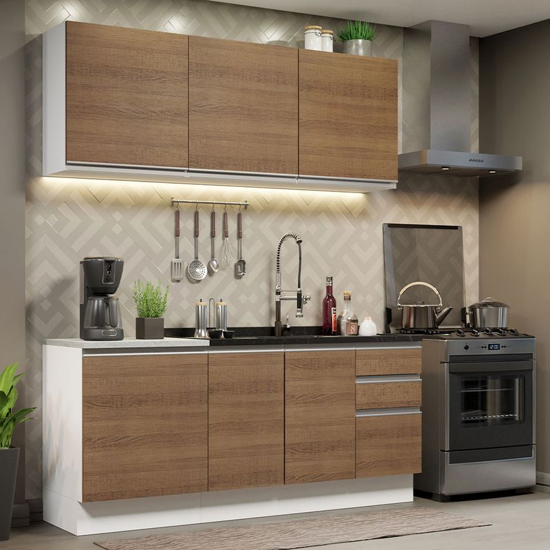 MADESA - Mueble de Cocina Integral Glamy 180 cm - Con Lavadero 05