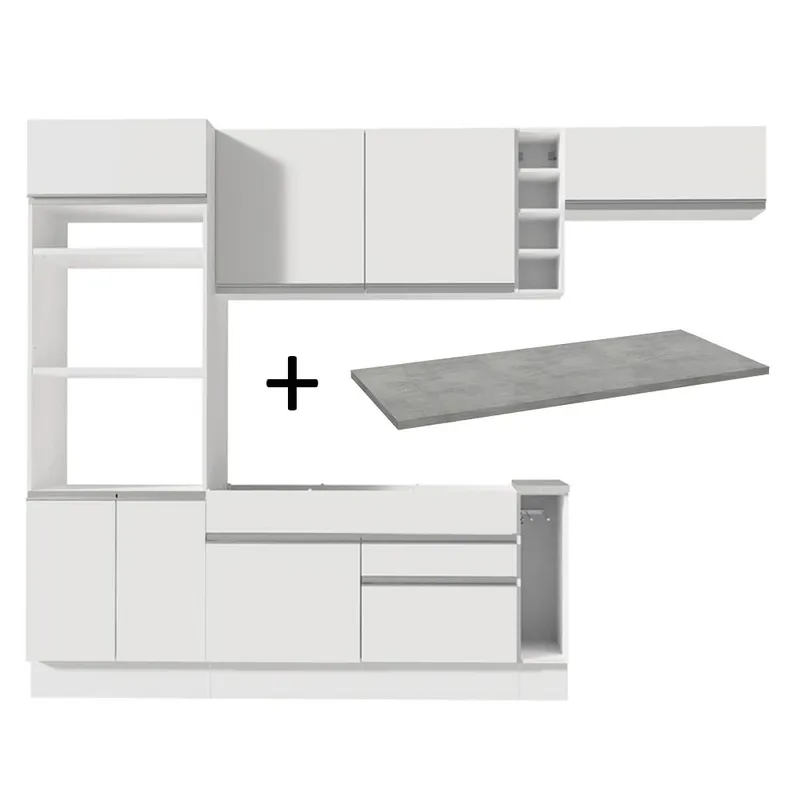 MADESA - Mueble de Cocina Integral Safira 290 cm - Con Encimera 14