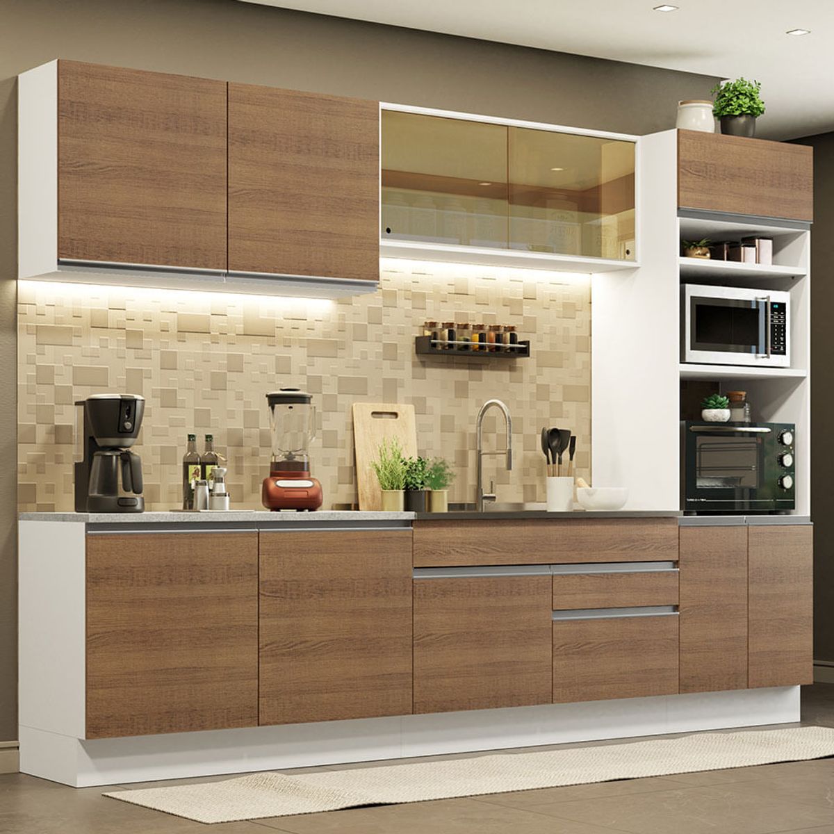 MADESA - Mueble de Cocina Integral Glamy 310 cm 01