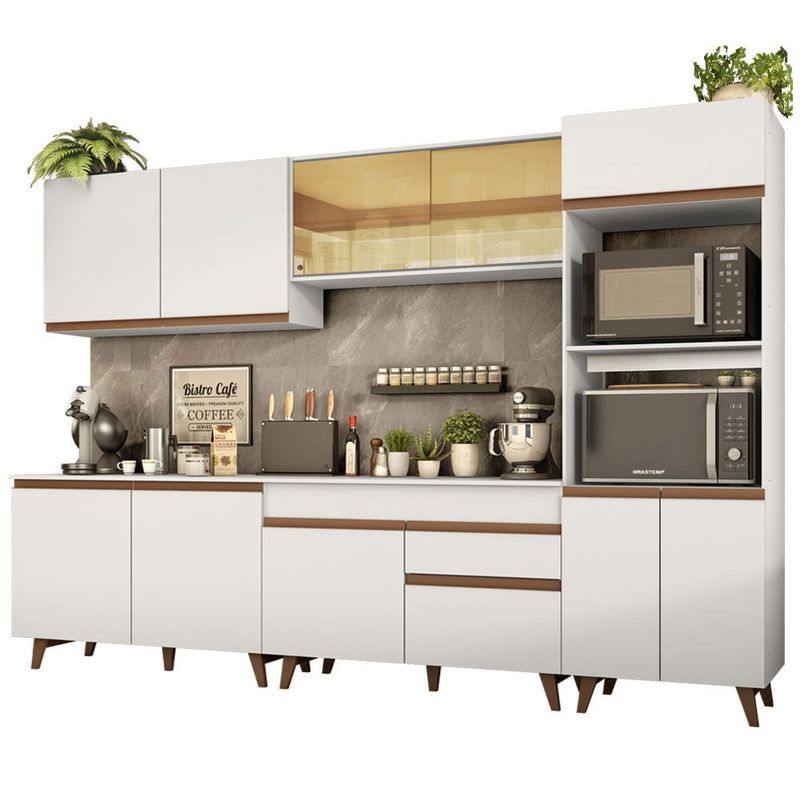 MADESA - Mueble de Cocina Integral Reims 310 cm - Con Encimera 01