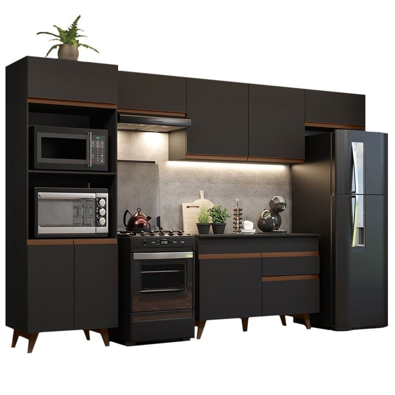 MADESA - Mueble de Cocina Integral Reims 330 cm - Con Encimera 01