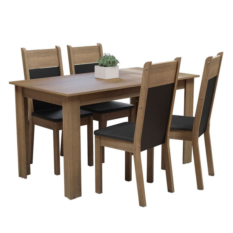 MADESA - Juego de Comedor Cali con 4 Sillas