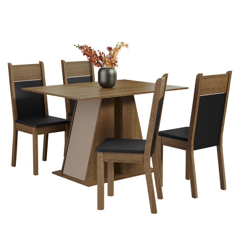 MADESA - Juego de Comedor Angel con 4 Sillas