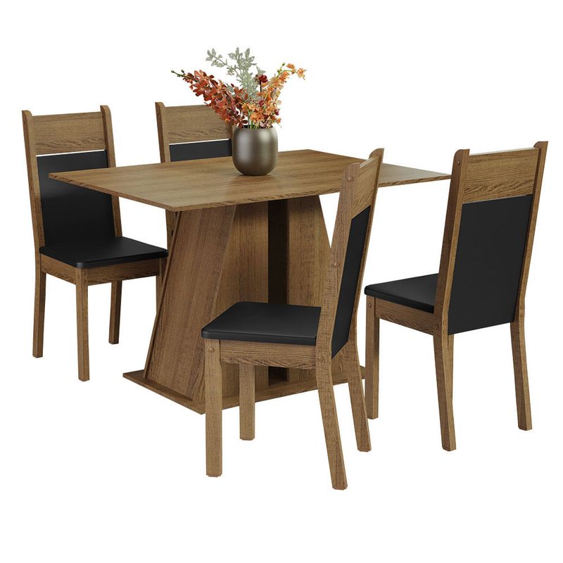MADESA - Juego de Comedor Angel con 4 Sillas