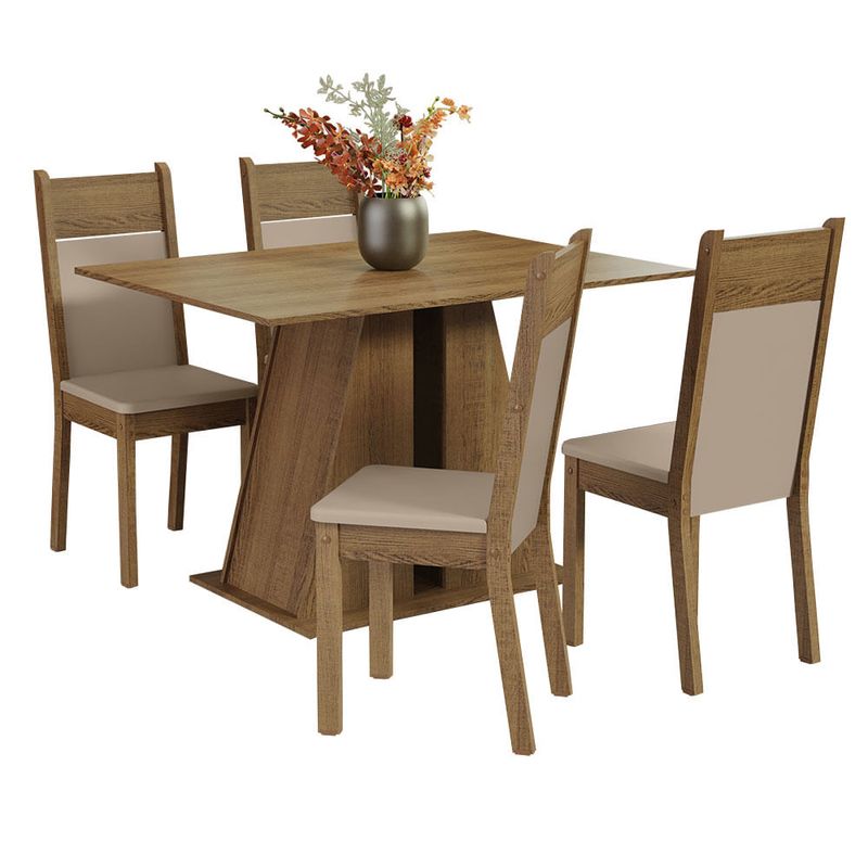 MADESA - Juego de Comedor Angel con 4 Sillas