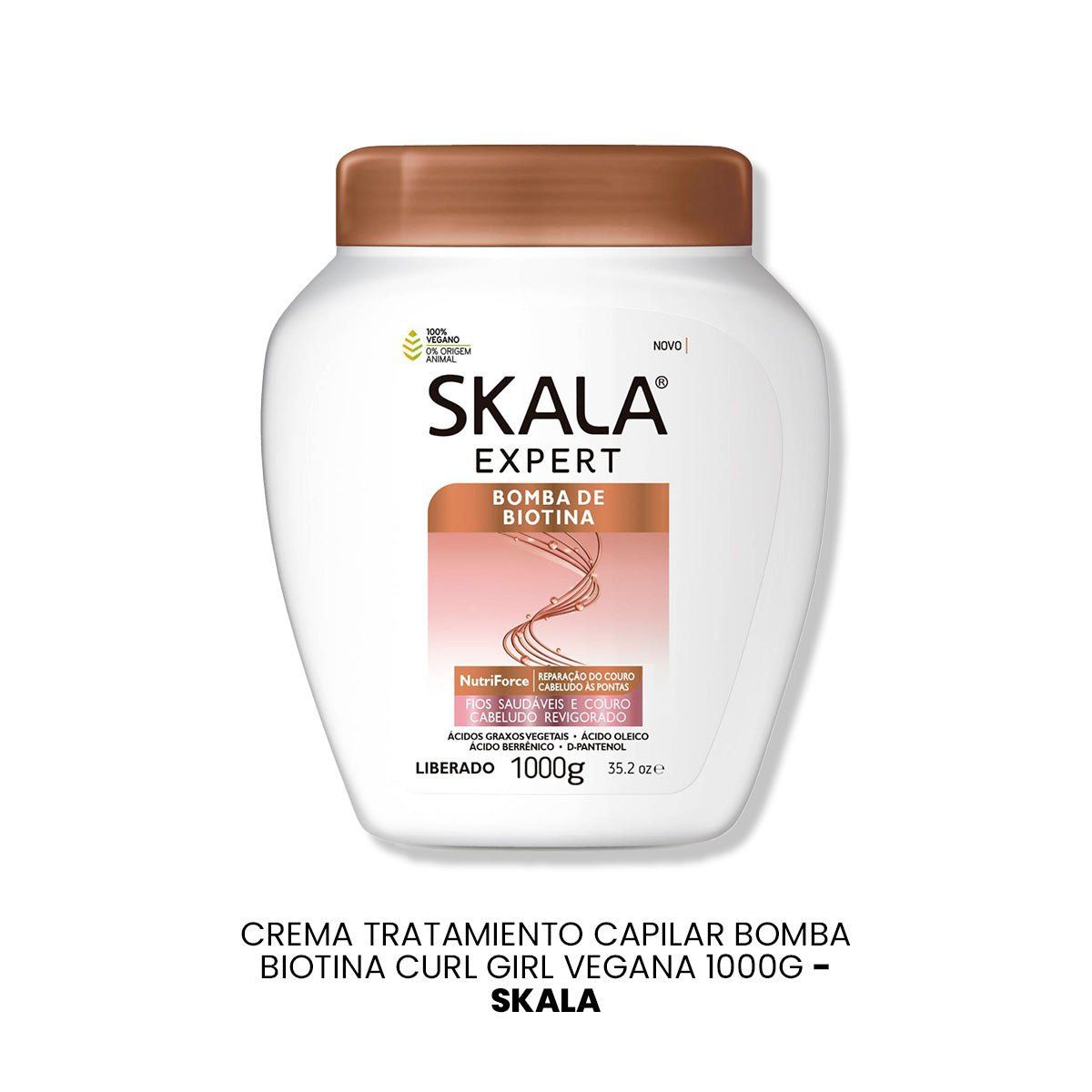 SKALA - CREMA DE TRATAMIENTO CAPILAR BOMBA BIOTINA CURL GIRL VEGANA 1000G - SKALA
