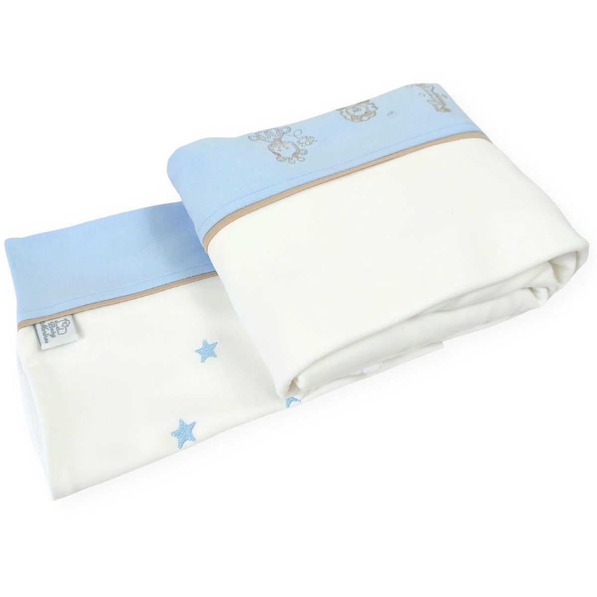 BABY MERINOS - Juego de Sabanas 130 x 70 cm Niño Baby Safari - BDC