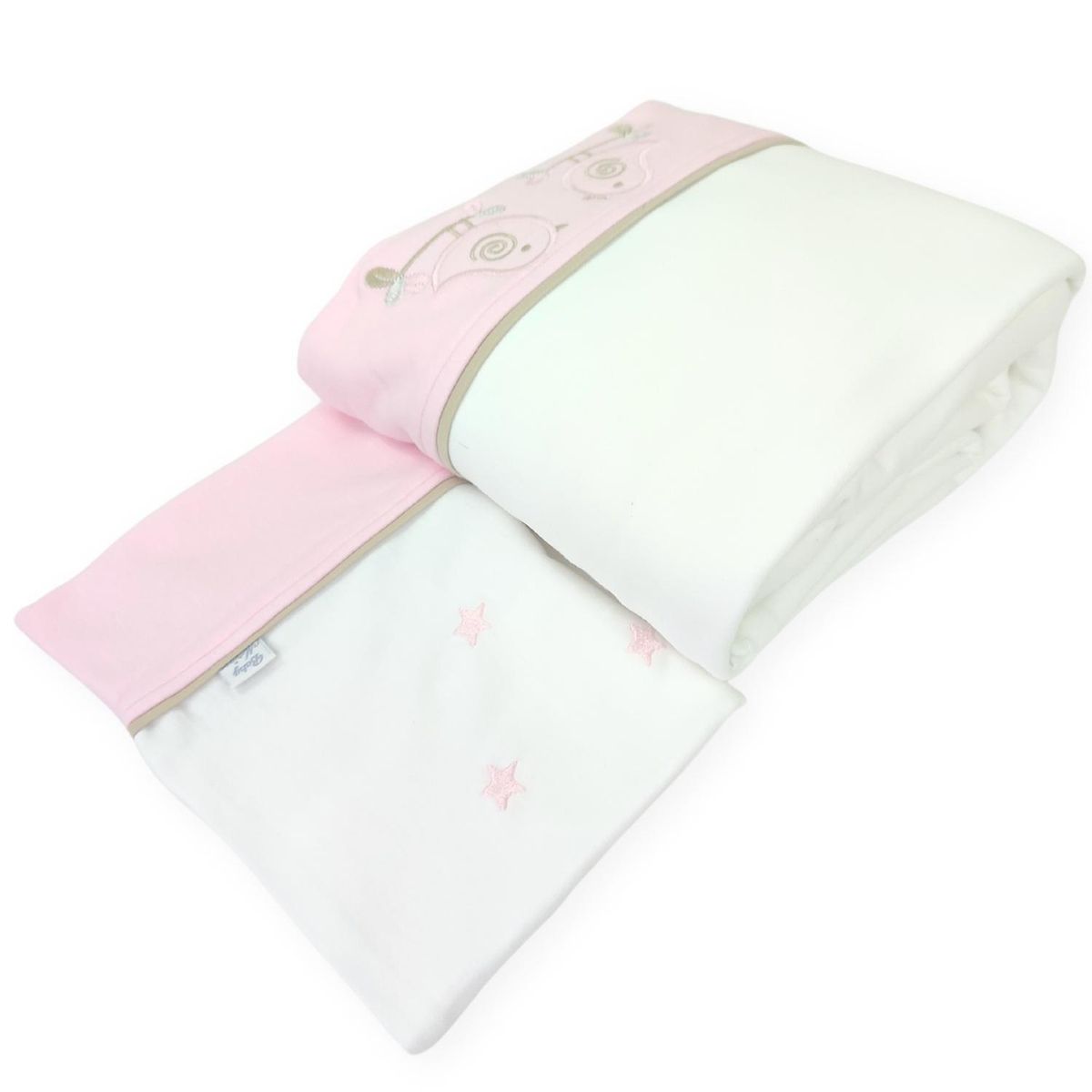 BABY MERINOS - Set de Sabanas Algodón Cama Cuna 1pz o 15pz Niña Aves - BDR
