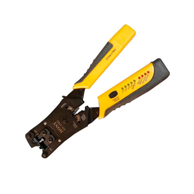 GENERICO - Alicate Crimping Metal para RJ11 y RJ45 HY-376C HONY