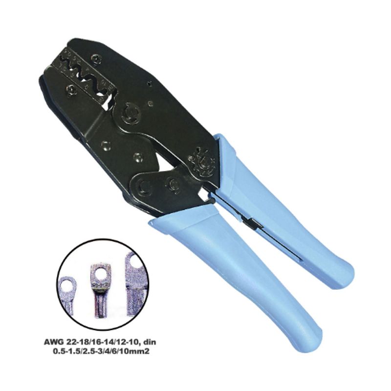 TESTECH - Alicate Crimping Metal para Terminales TL-336N3 TESTECH