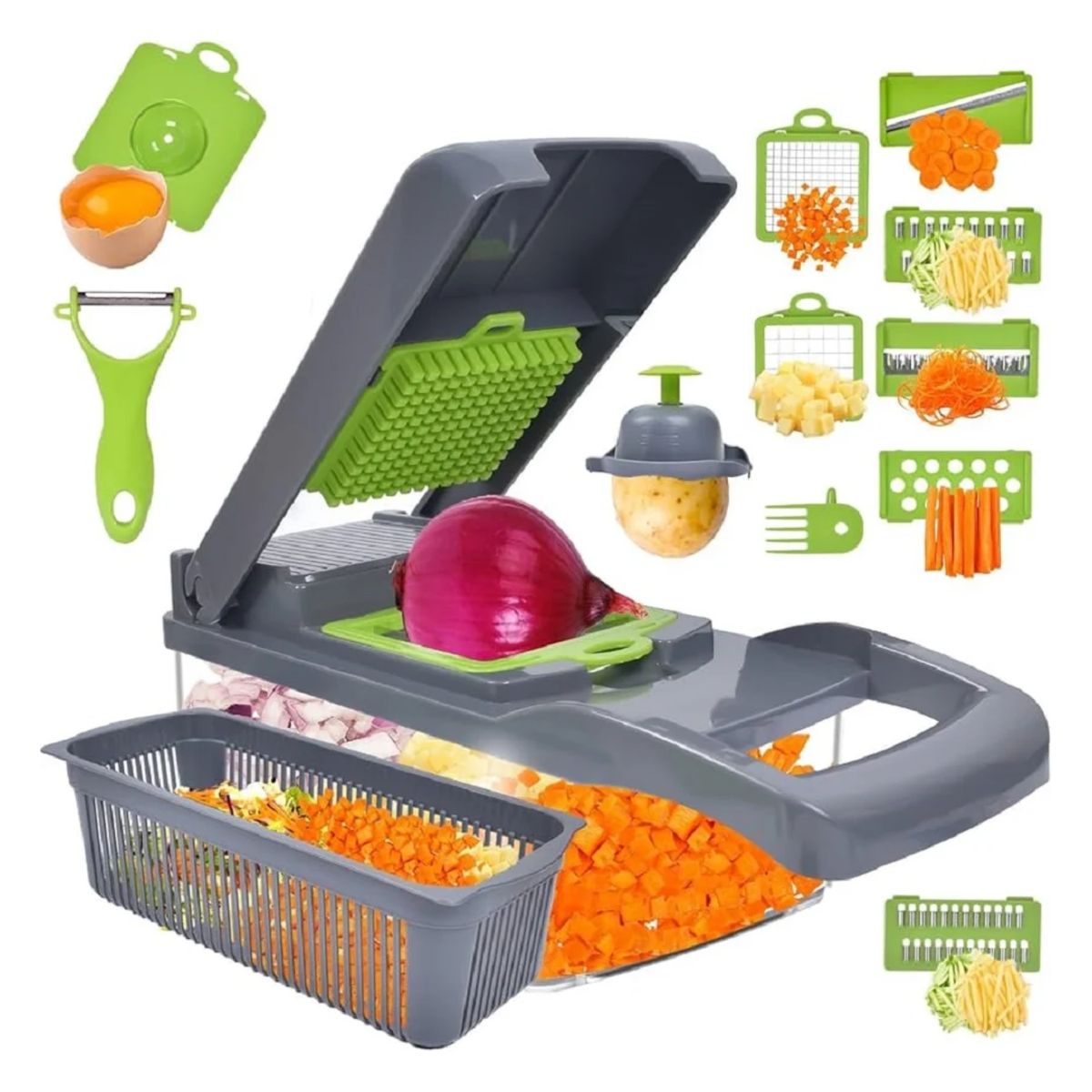 ROHS - Picador Rallador De Alimentos Multifuncional