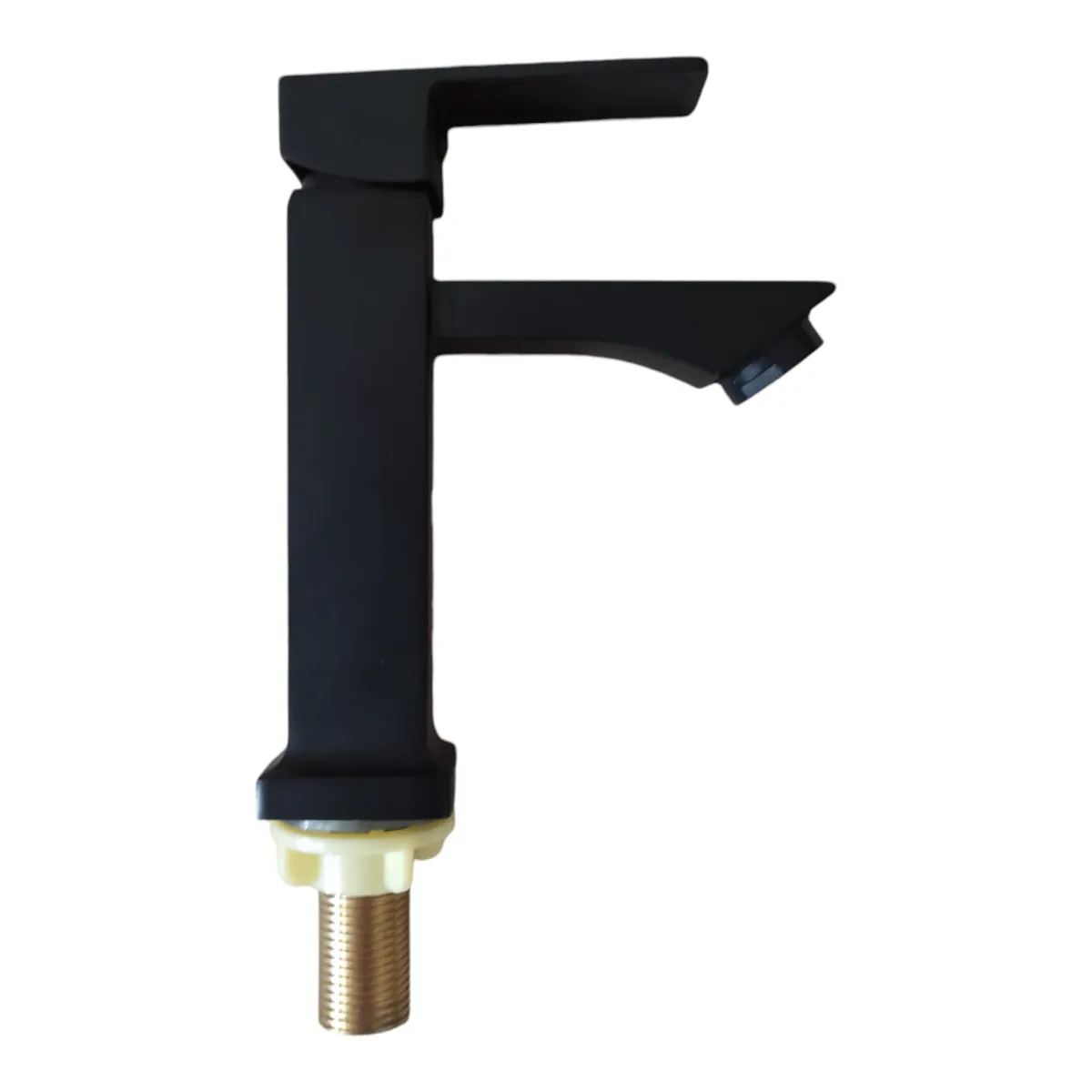 GENERICO - Grifo Llave Lavabo de baño tipo Palanca Pesado Negro Mate