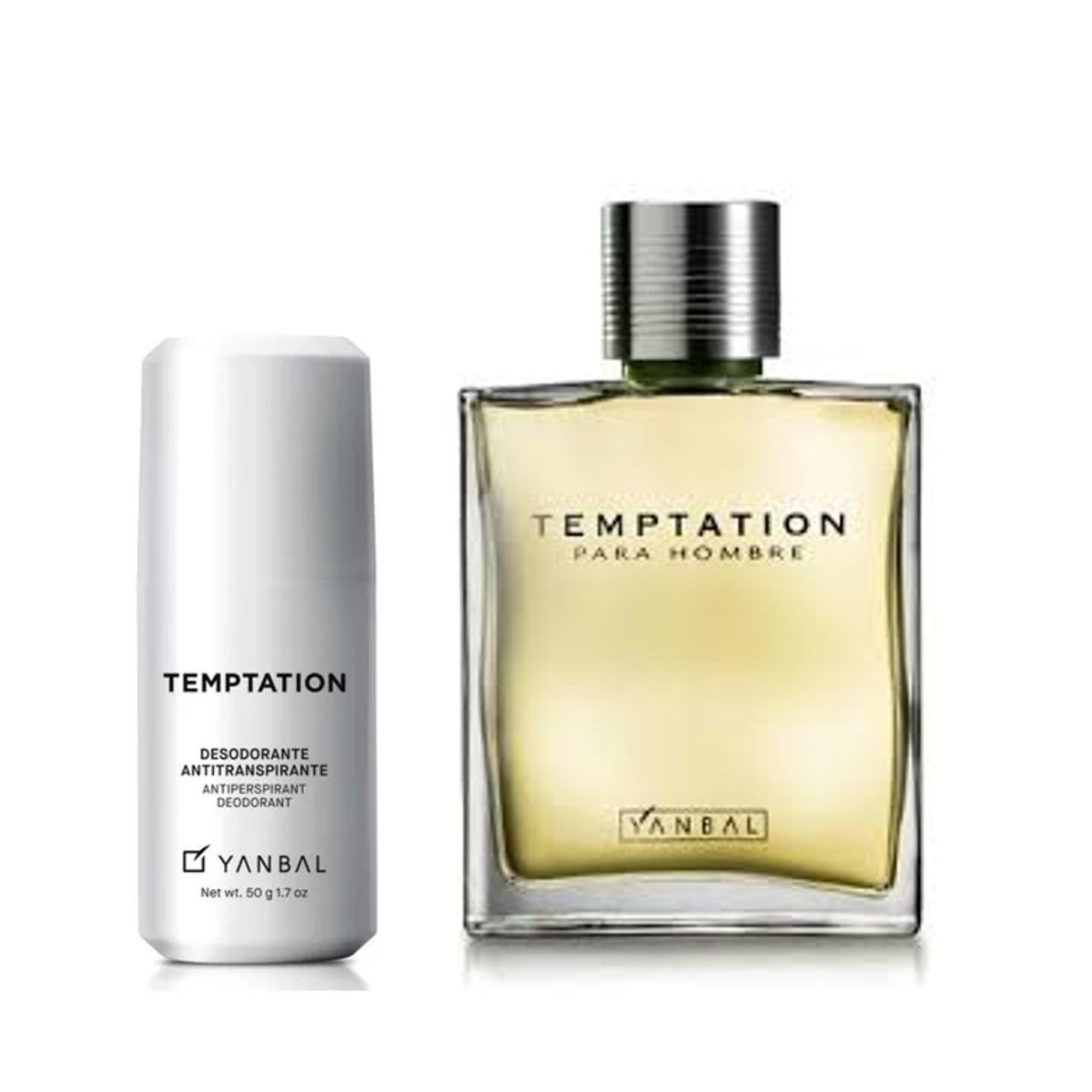 YANBAL - Temptation Perfume Hombre + Desodorante roll on Yanbal