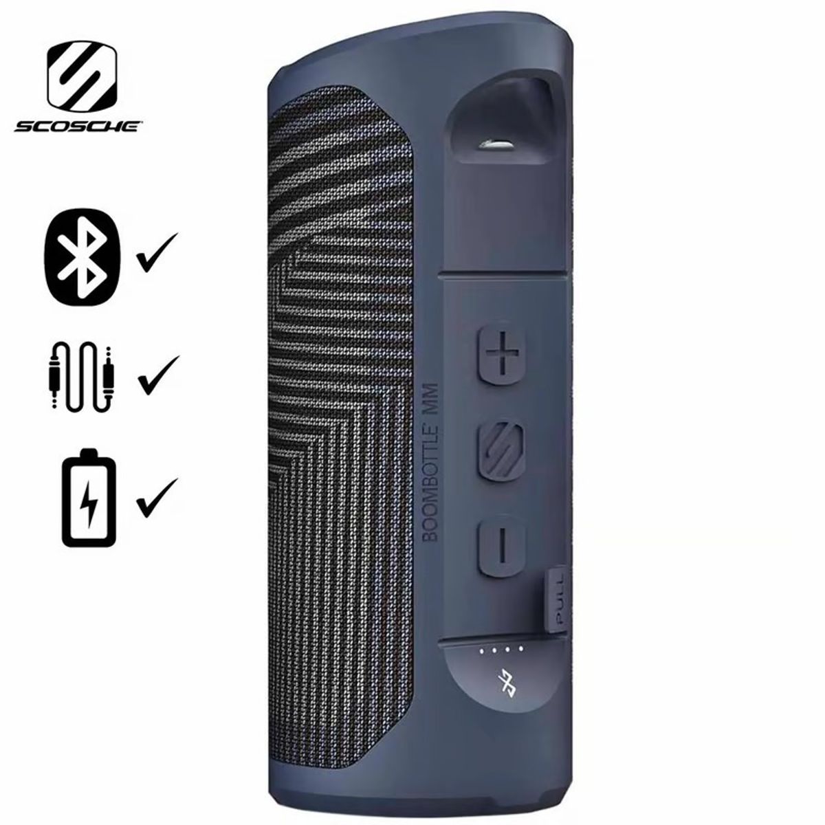 SCOSCHE - Parlante Portátil SCOSCHE Magic Mount Boombottle MM Azul