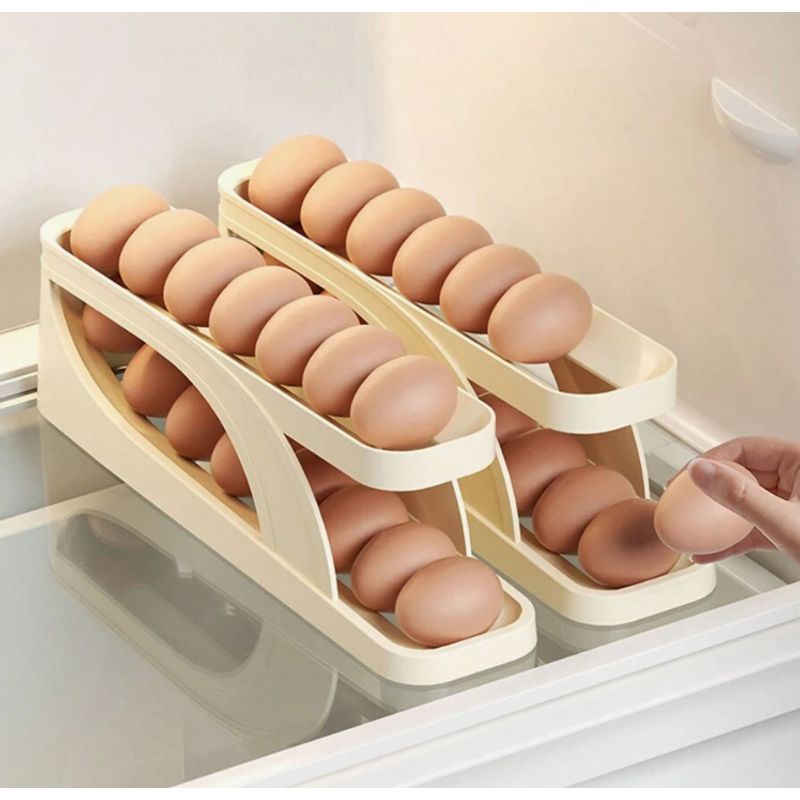 GENERICO - ORGANIZADOR DISPENSADOR DE HUEVOS PARA REFRIGERADOR O ALACENA