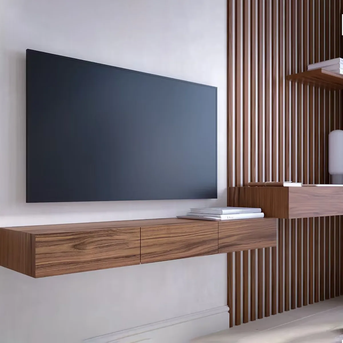 VENTITAS HOME - Mesa de TV Flotante 45” Paulina Ventitas Home Color Gales