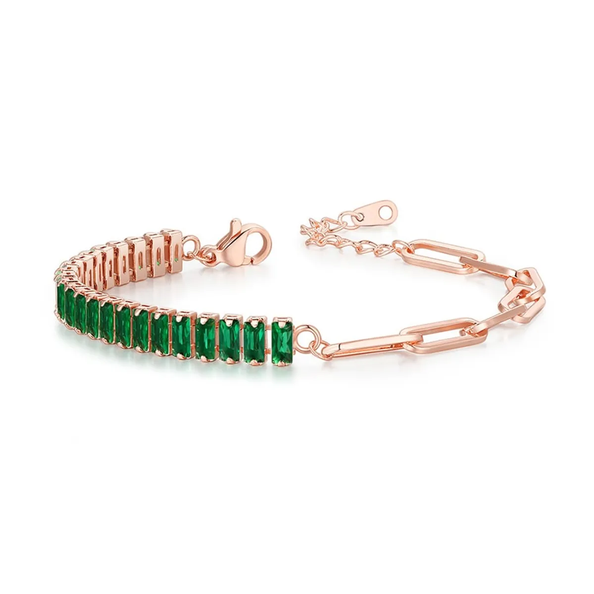 LA TIENDA 88 JOYAS Y ACCESORIOS - La Tienda 88 - Pulsera Brazalete Bañado en Oro de 18k - Verde