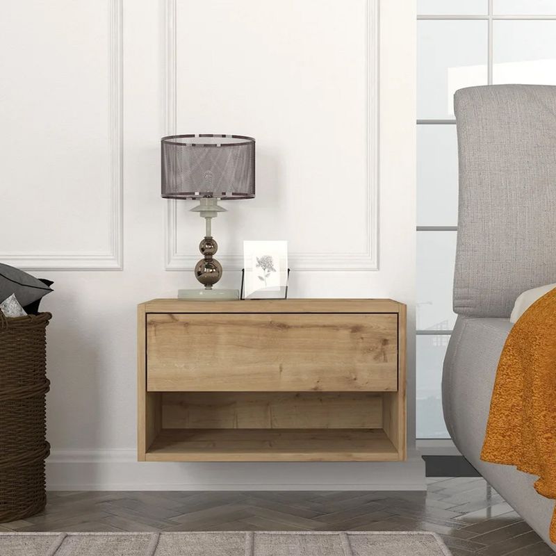 VENTITAS HOME - Velador Flotante Charlize Ventitas Home Color Macadamia