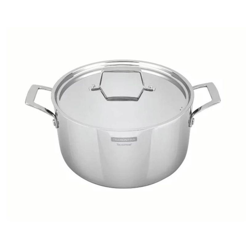 TRAMONTINA - Cacerola TRAMONTINA ace inox24cm cTapa Alta