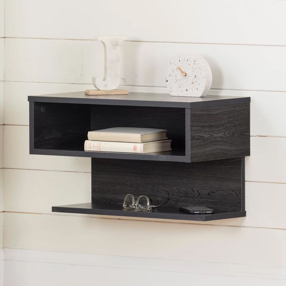 VENTITAS HOME - Velador Flotante Miller Ventitas Home Color Carbón