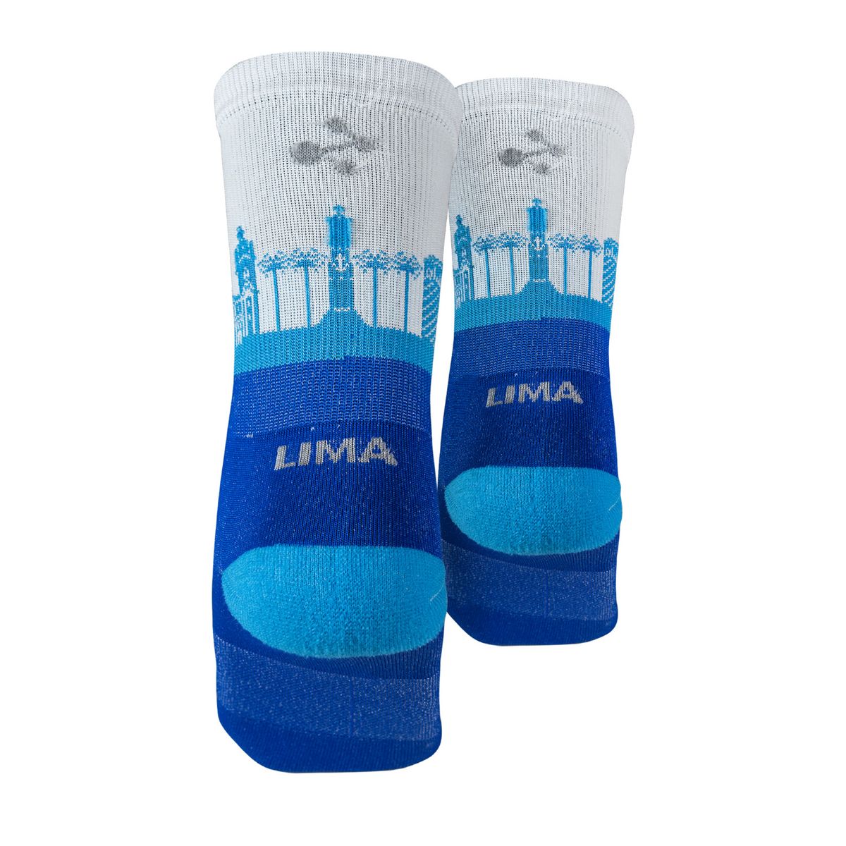 SILVERA NANOTECH - Medias para correr Media Maraton de Lima running bike mujer hombre-