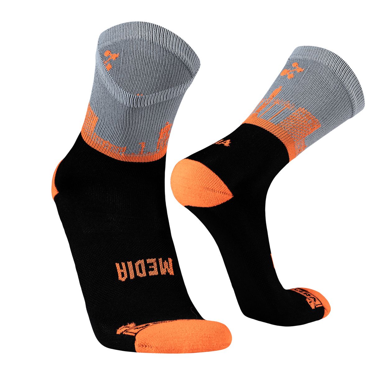 SILVERA NANOTECH - Medias para correr Media Maraton de Lima running bike mujer hombre-