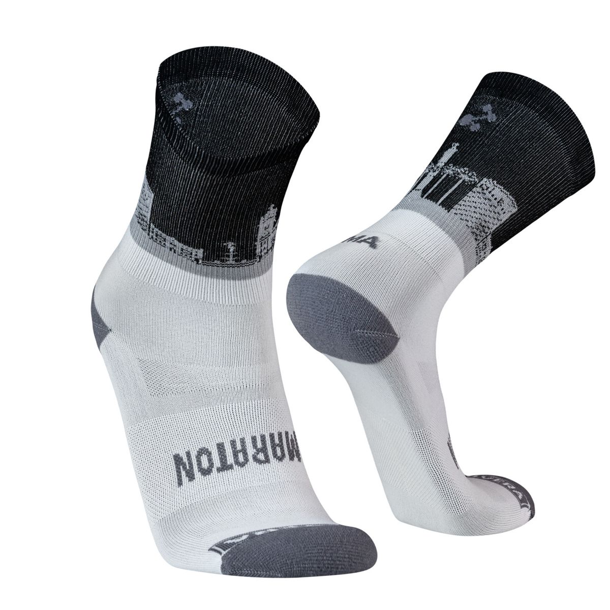 SILVERA NANOTECH - Medias para correr Media Maraton de Lima running bike mujer hombre.-