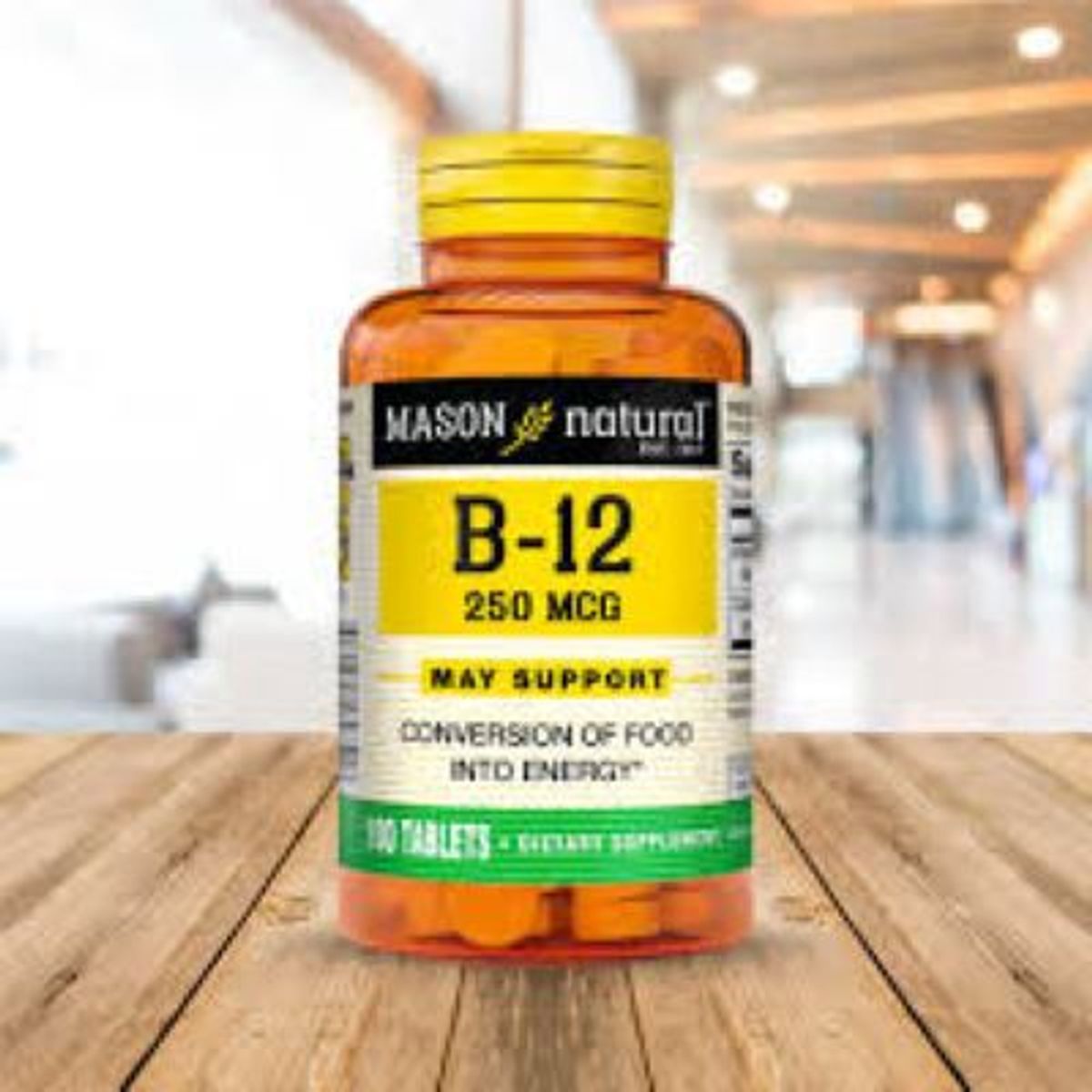 MASON NATURAL - MASON B-12 250 MCG (100 TAB)