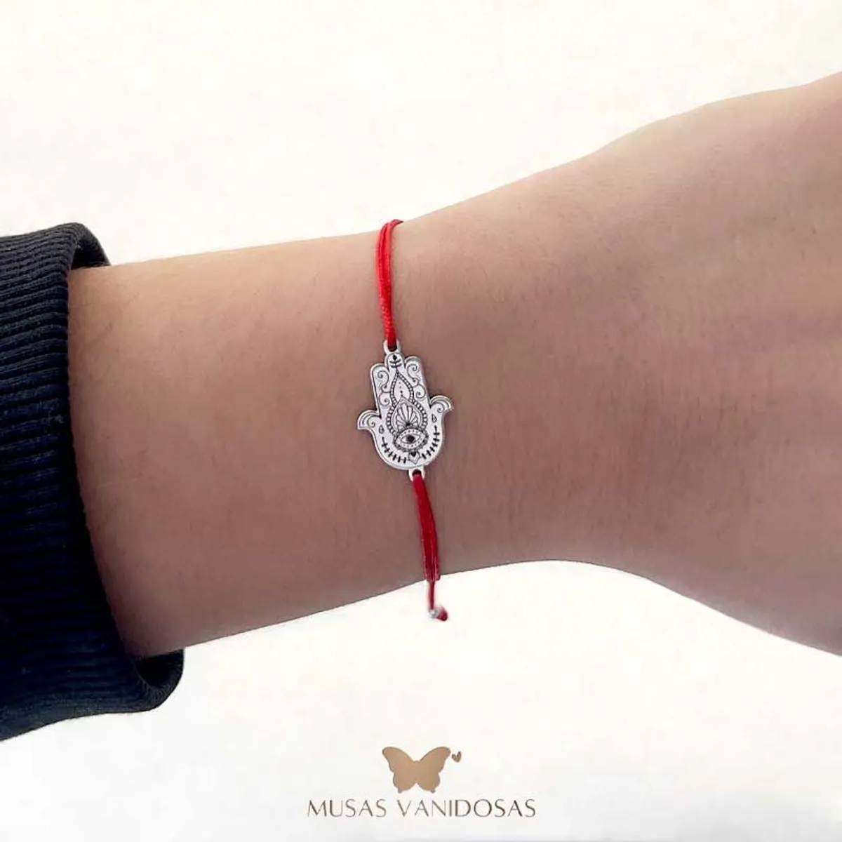 GENERICO - Pulsera Mano de Hamsa con plata Musas Vanidosas
