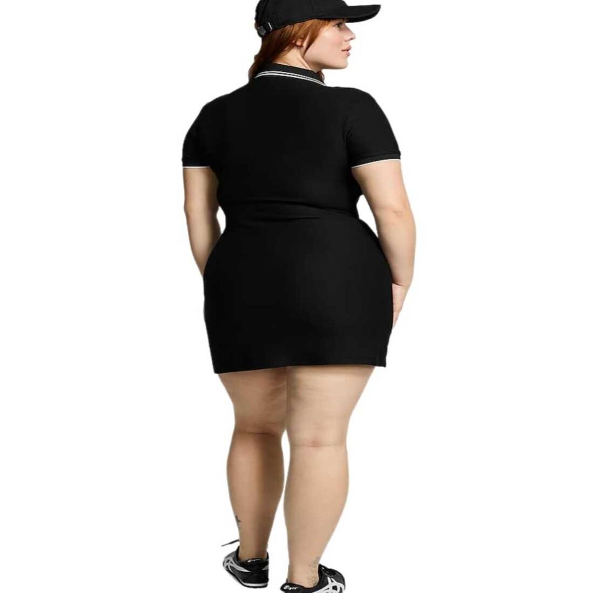 VICTORIA'S SECRET - Vestido negro con linea blanca pink victorias secret