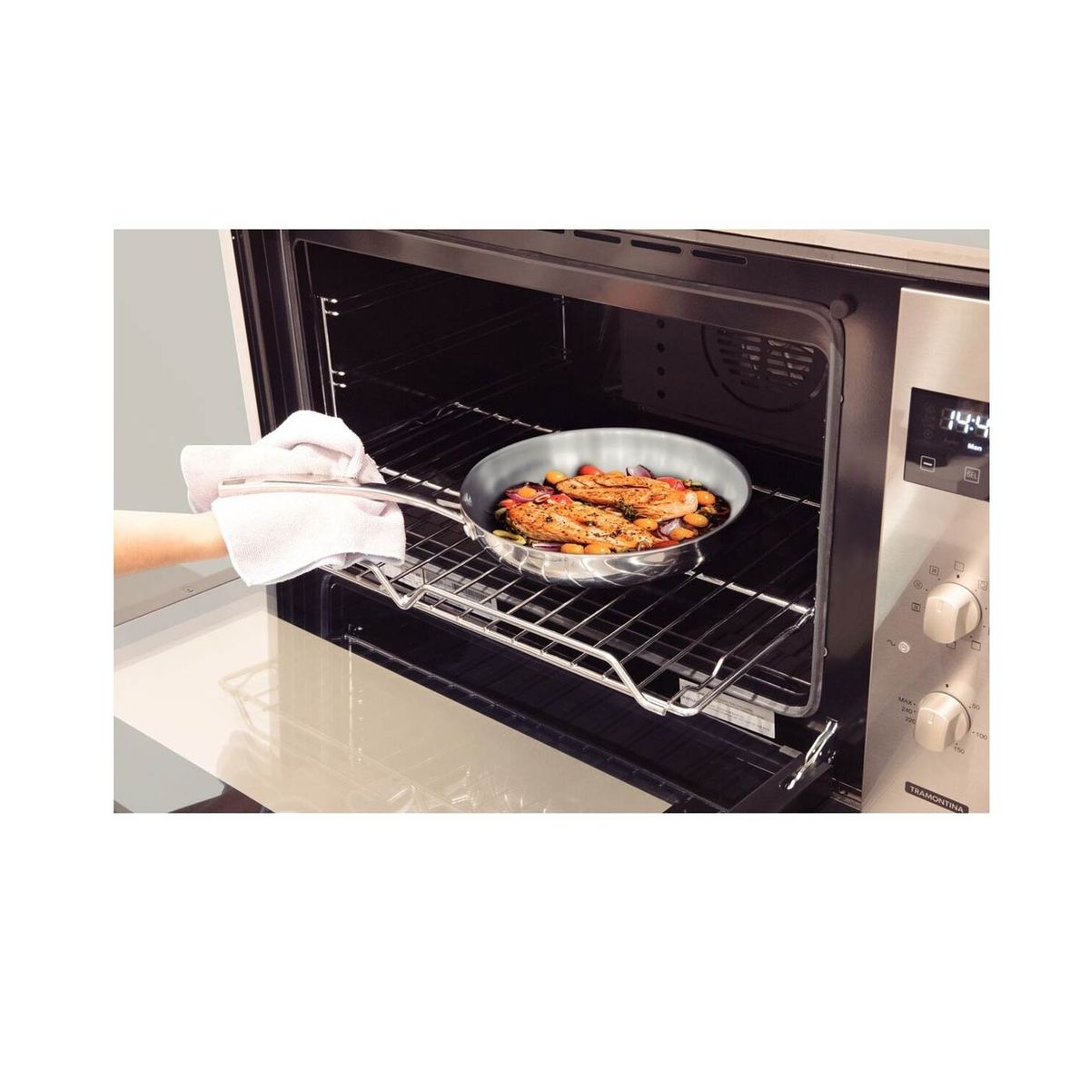 TRAMONTINA - Sartén TRAMONTINA Professional ace inox26cm sTapa