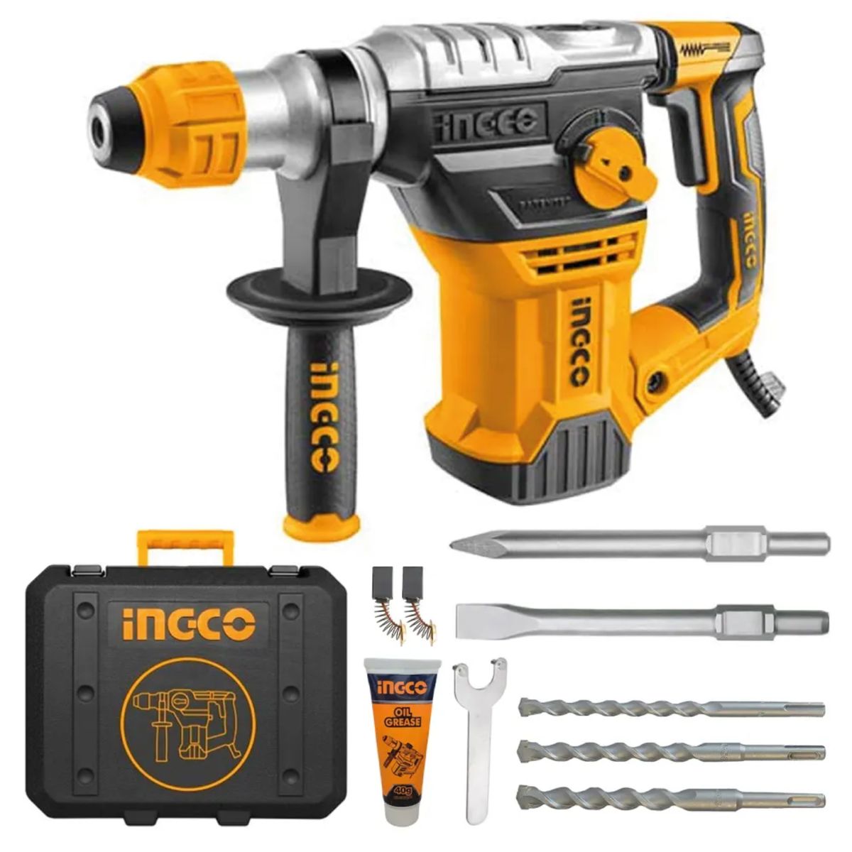 INGCO TOOLS - Rotomartillo SDS Plus 1500w 5.5 Joules Ingco