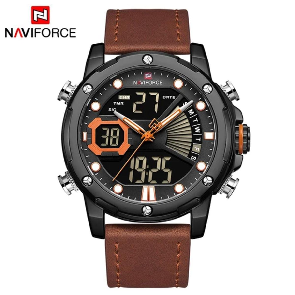 NAVIFORCE - Naviforce Cuero Marron N66