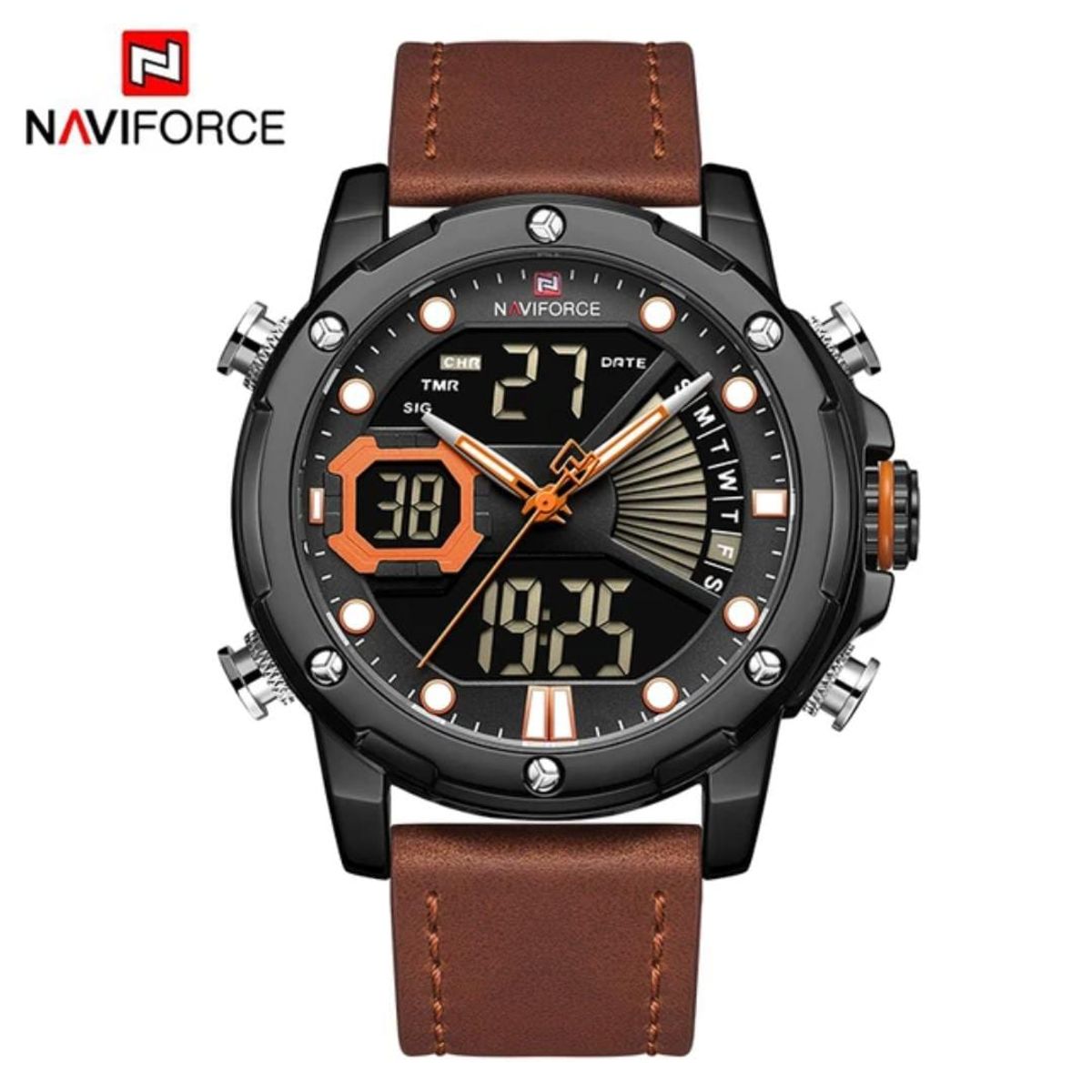 NAVIFORCE - Naviforce Cuero Marron N66