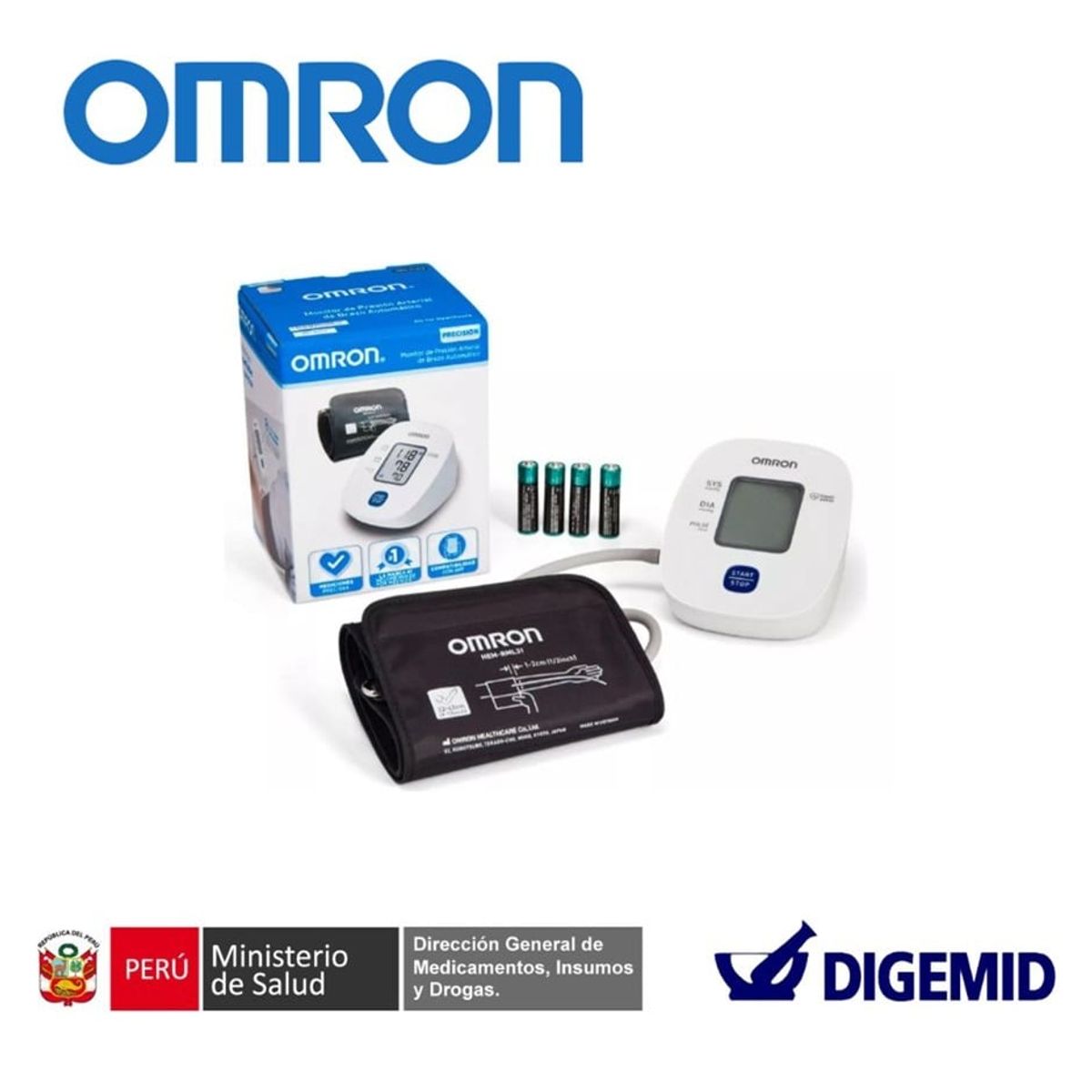OMRON - Tensiómetro Digital de Brazo Omron - HEM 7121J