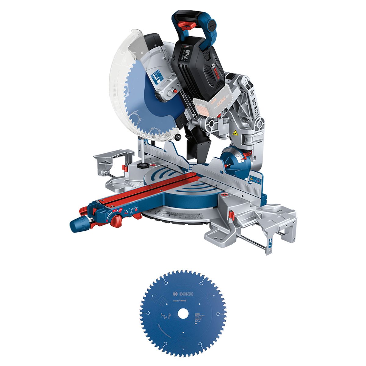 BOSCH - Ingleteadora Bosch Industrial Gcm 18v-305 Gdc Biturbo Sin Batería