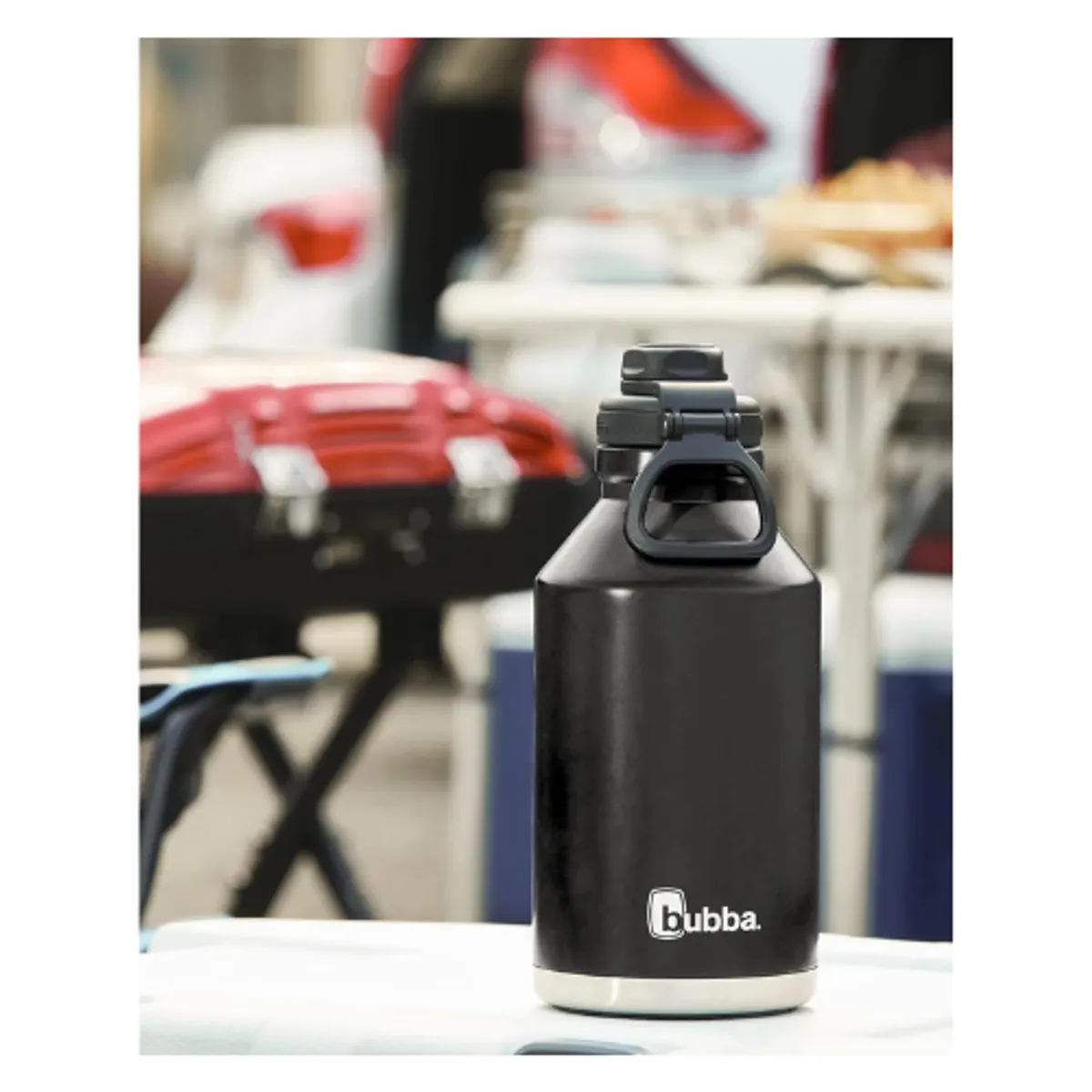 BUBBA - Botella De Acero Inoxidable Bubba Growler Negro 1893ml