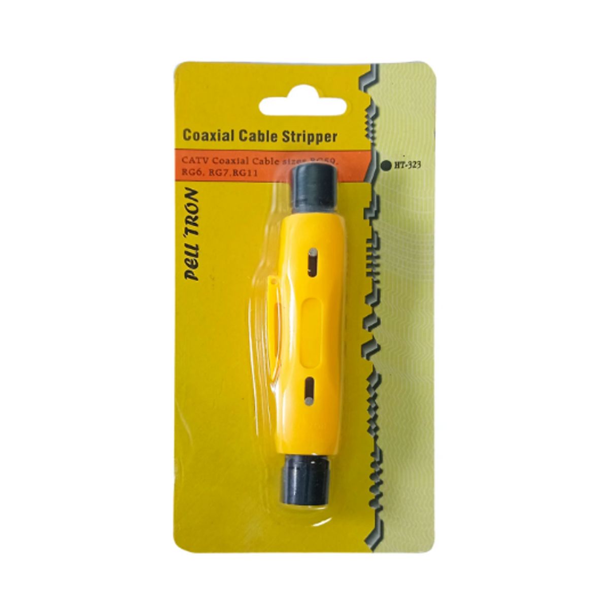 GENERICO - Pelador Rotativo de Cable Coaxial RG-59RG-6 HT-323 PEL»TRON