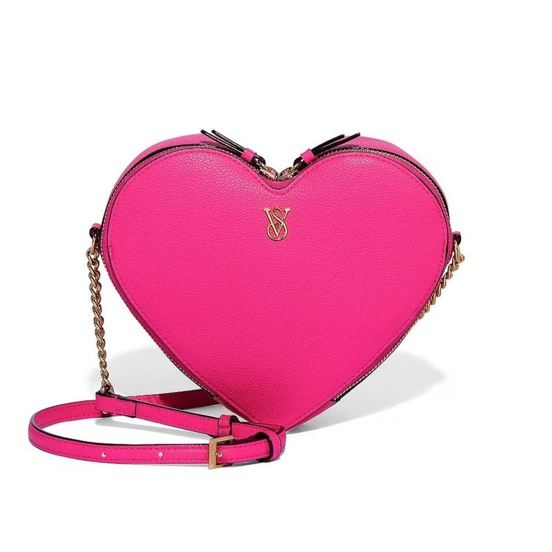Crossbody fucsia de corazón victorias secret VICTORIA'S SECRET