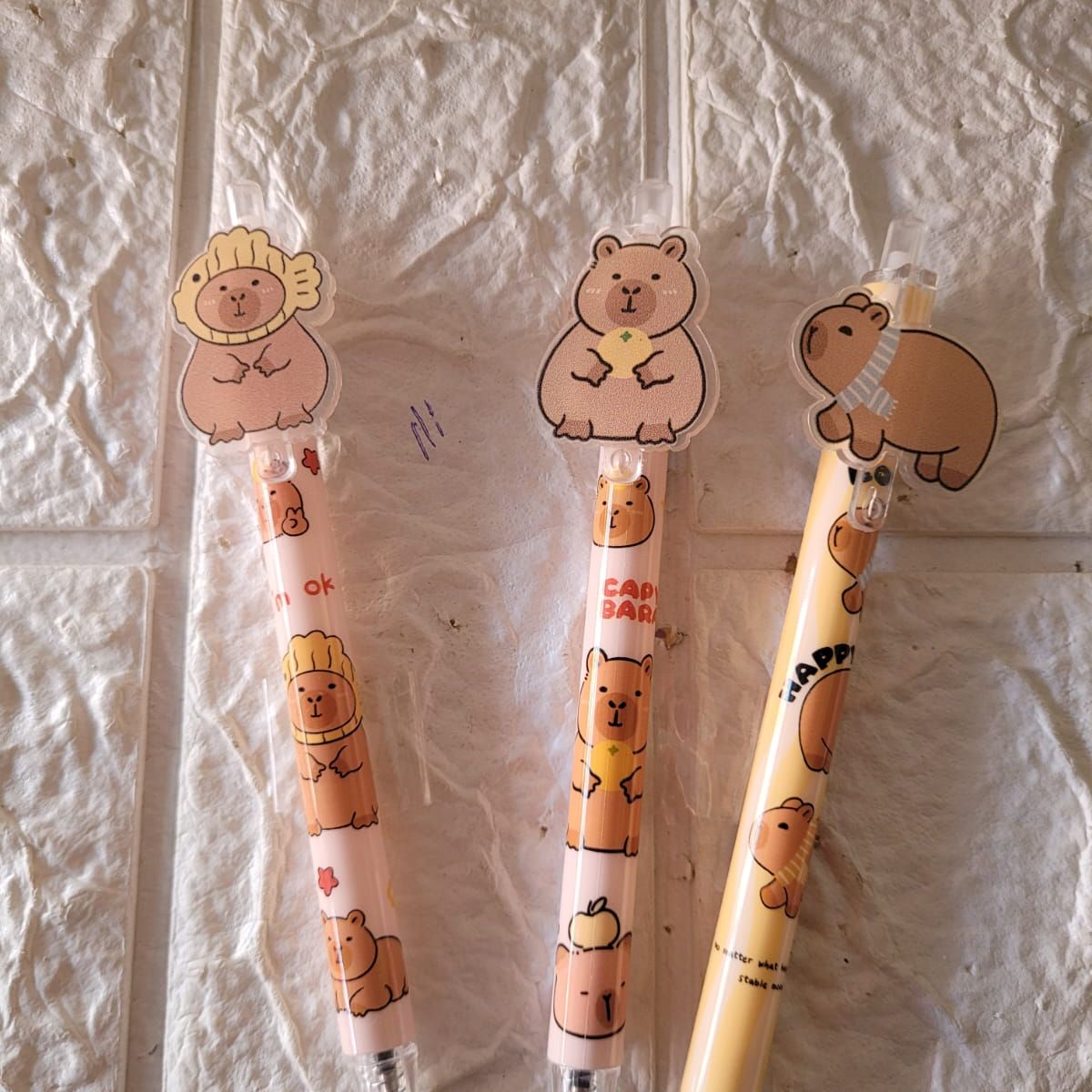 GENERICO - LAPICEROS CAPIBARA X 3 UND DISEÑO 2