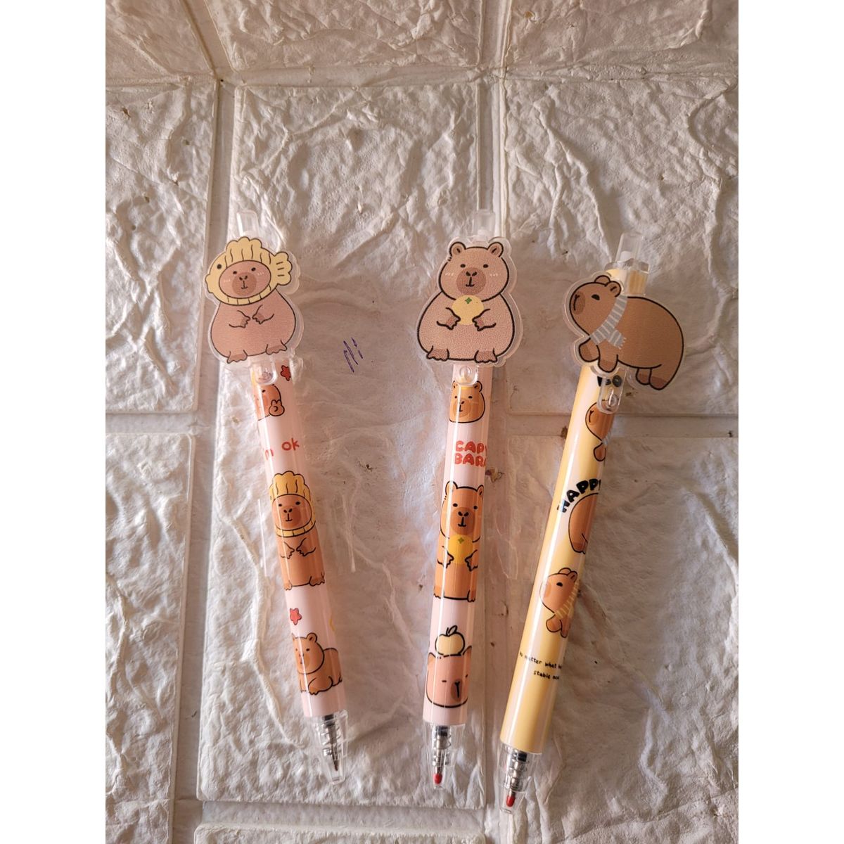 GENERICO - LAPICEROS CAPIBARA X 3 UND DISEÑO 2