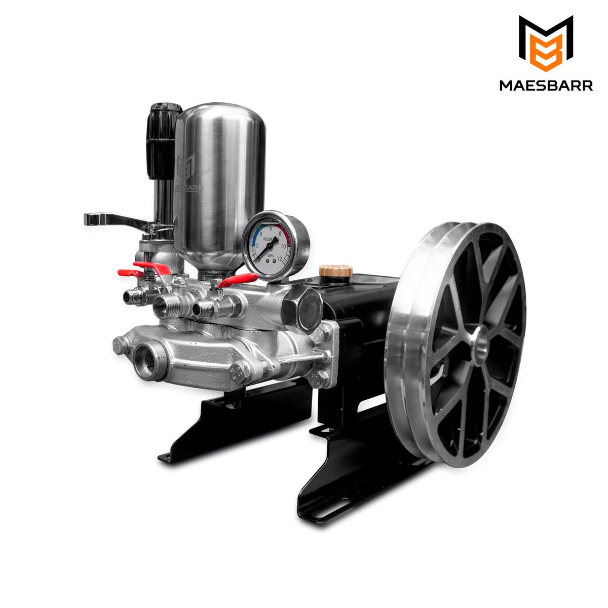 MAESBARR - Cabezal de alta presión con piston de acero inoxidable 9HP