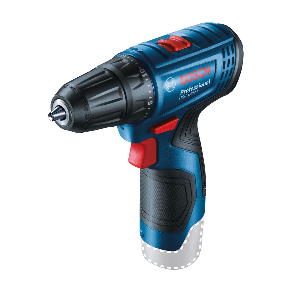 BOSCH - Taladro Atornillador Bosch Profes. 12v Gsr 120 Li Sin Bat.