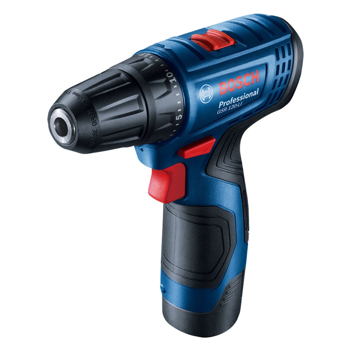 BOSCH - Taladro Atornillador Bosch Gsr 120 Li 12v + 2 Batería/ Carg.