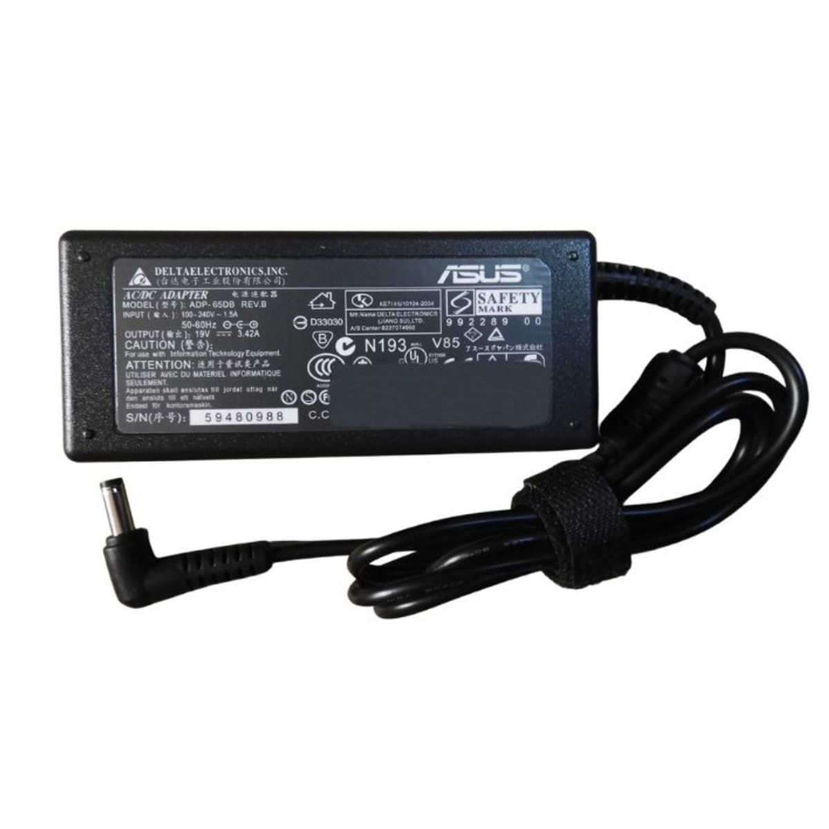 GENERICO - Cargador Para Laptop Compatible Con  Asus 19V  4-74A