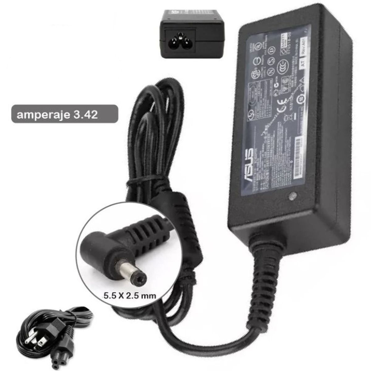 GENERICO - Cargador Para Laptop Compatible Con Asus 19V 3-42A