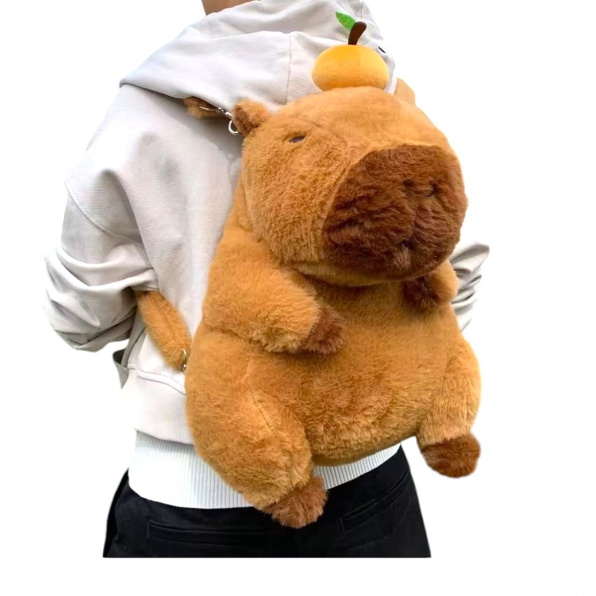 GENERICO - Mochila de peluche Capibara_.