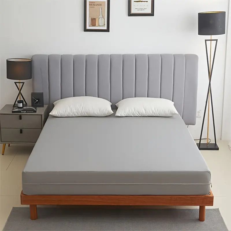 GENERICO - Protector de Colchon 2 Plazas Impermeable Con Cierre